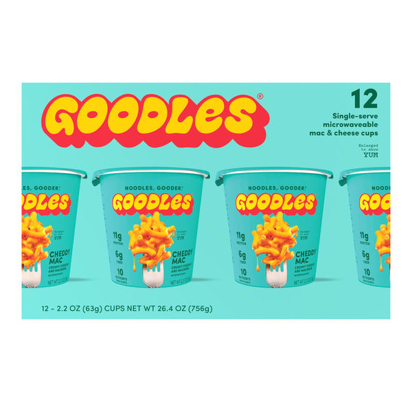 Goodles Cheddy Mac Mac & Cheese Cups, 2.2 oz, 12-count