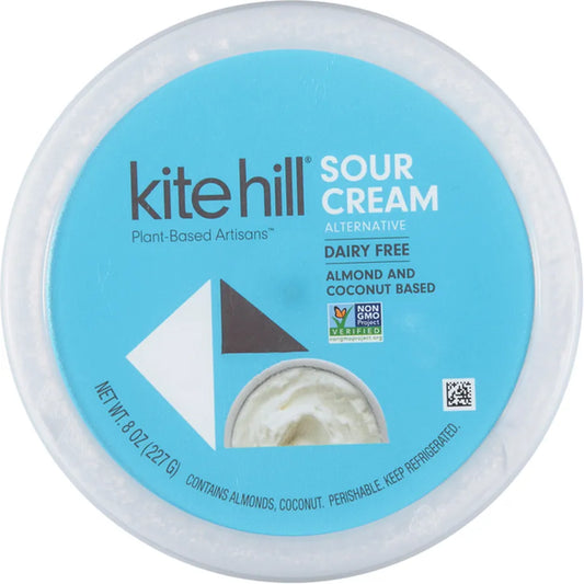 Kite Hill Dairy Free Hill Sour Cream, 8 Ounce