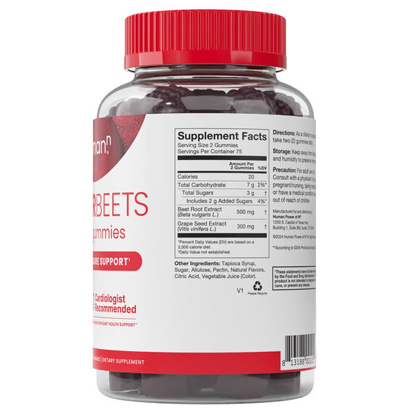 SuperBeets Heart Gummies, 150ct