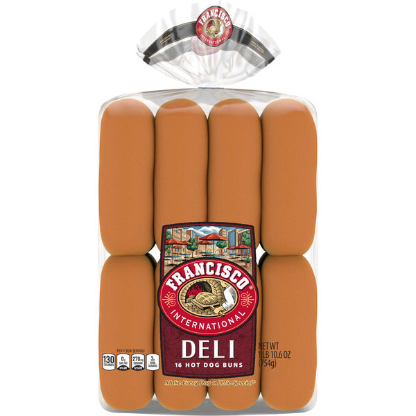 Francisco Hot Dog Buns, 16-count