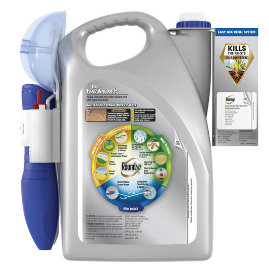 Roundup Dual Action Weed and Grass Killer Plus 4 Month Preventer with Easy Mix Refill