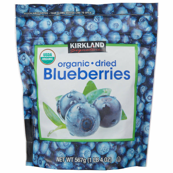 Kirkland Signature Organic Dried Blueberries, 20 oz