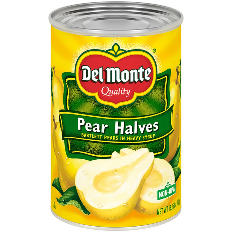 Del Monte Pear Halves In Juice, 15 oz