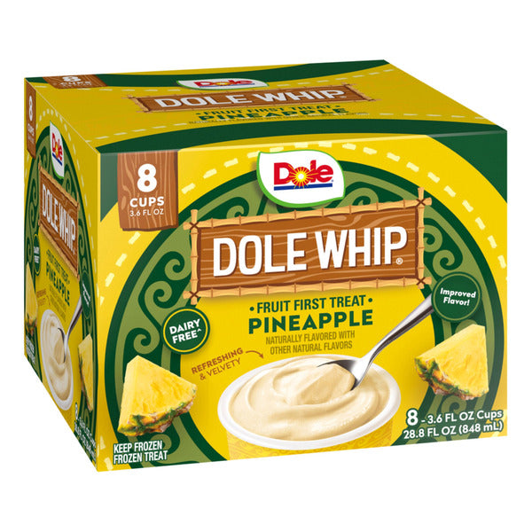 Dole Whip Pineapple Cups, 3.6 fl oz, 8-count