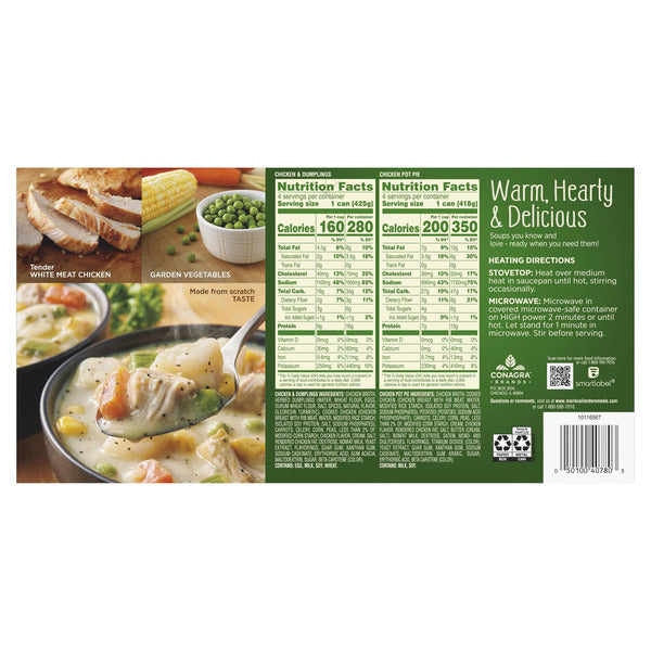 Marie Callender's Chicken Soup Variety,15 oz, 8-count
