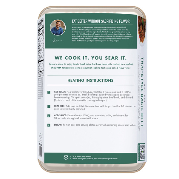 Kevin's Natural Foods Thai-Style Basil Beef, 32 oz