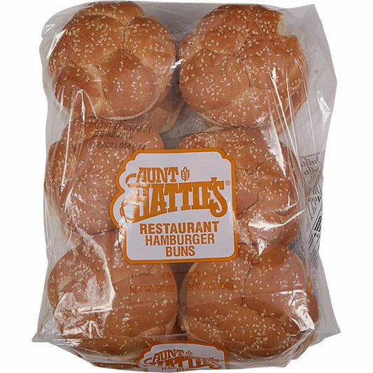 Aunt Hattie's Restaurant Hamburger Buns, 12-count