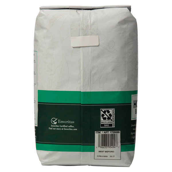 Kirkland Signature House Blend Whole Bean Coffee, Medium Roast, 2.5 lbs