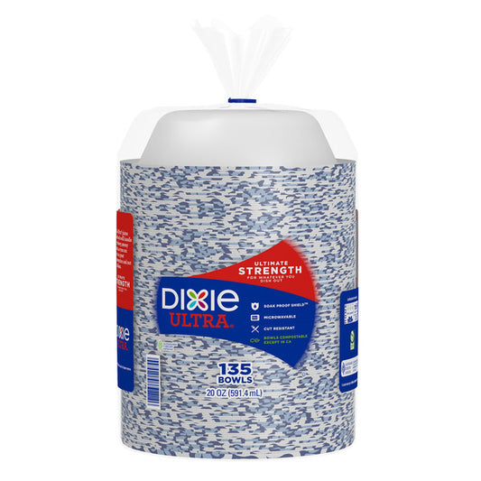 Dixie Ultra 20 oz Paper Bowl, 135-count
