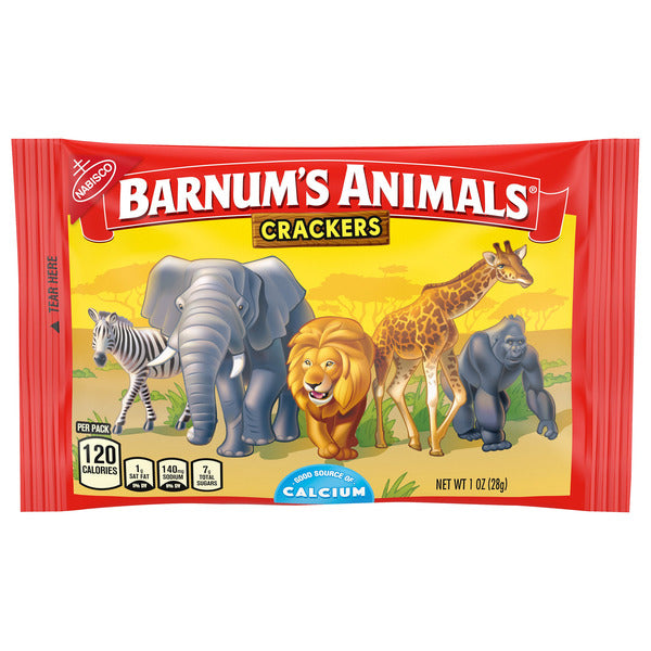 BARNUM'S Animal Crackers, 1 oz, 30-count