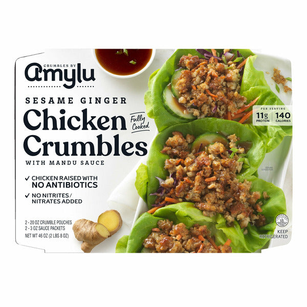 Amylu Sesame Ginger Chicken Crumbles, 46 oz