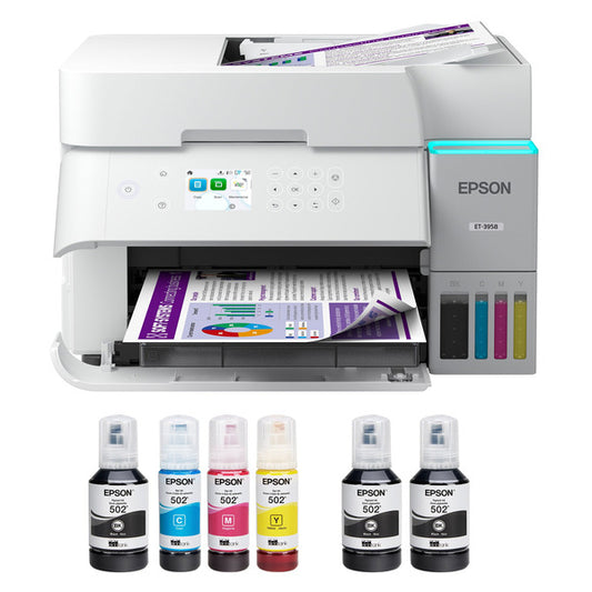 Epson EcoTank ET-3958 Wireless All-in-One Color Supertank Printer, White*