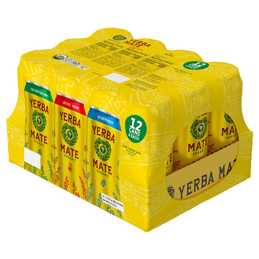 Guayaki Organic Yerba Mate Variety, 15.5 fl oz, 12-count