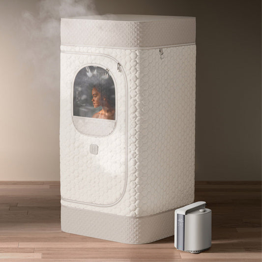 Homedics Premium Steam Sauna, Cream*