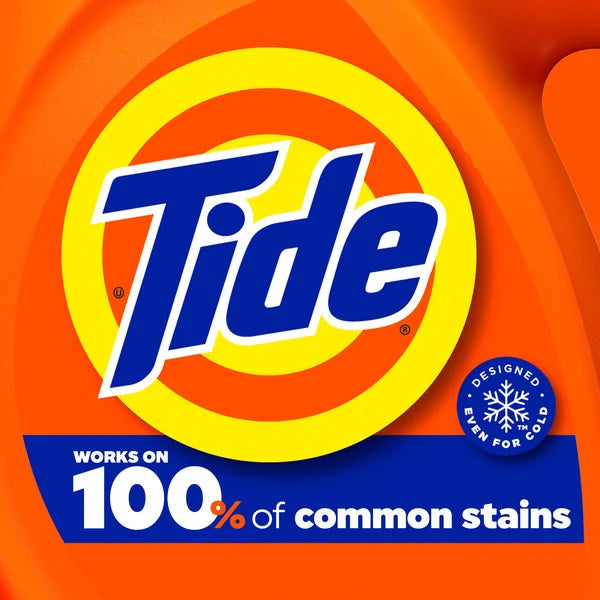 Tide Liquid Laundry Detergent, Ultra Concentrated, HE Compatible, Original Scent, 170 fl oz