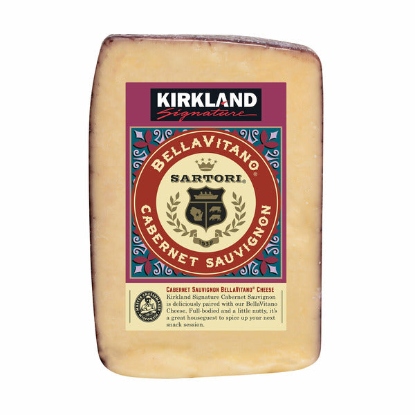 Kirkland Signature Sartori Bellavitano Cabernet Sauvignon Cheese ($7.99 / lb)