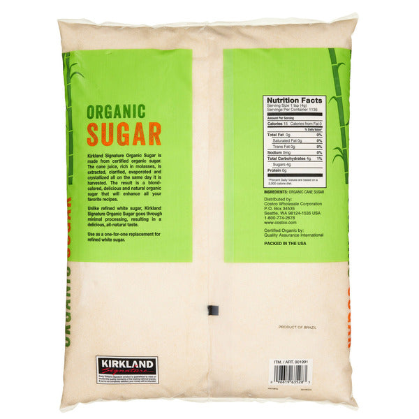 Kirkland Signature, Organic Sugar, 10 lbs