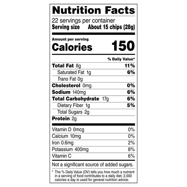 Miss Vickie's Baja Chipotle Flavored Potato Chips, 22 oz