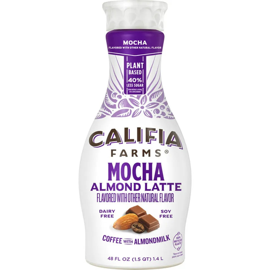 Califia Farms Iced Coffee Mocha Cold Brew With Almondmilk - 48 fl oz