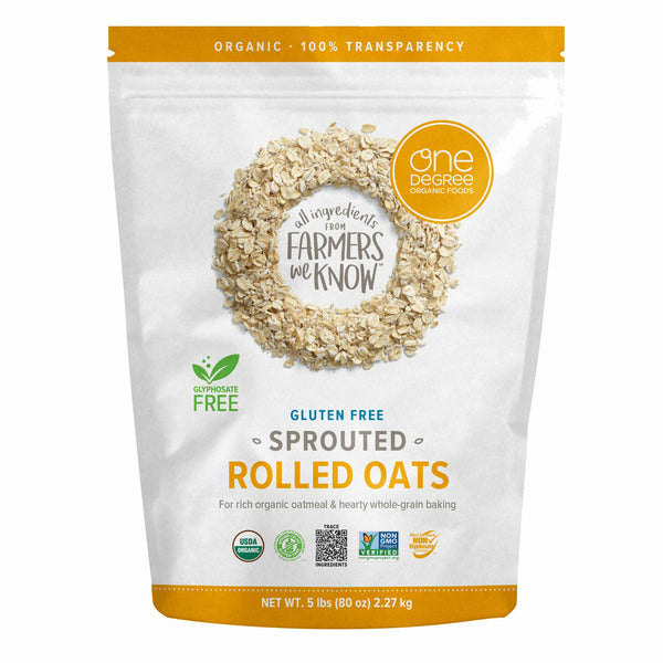 One Degree Gluten-Free Organic Rolled Oats, 80 oz