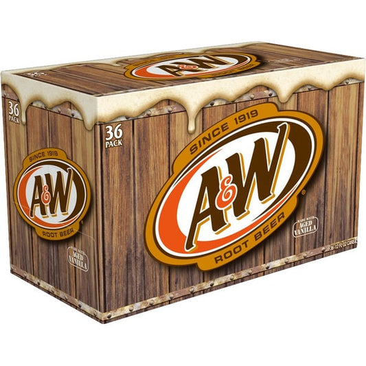 A&W Root Beer, 12 fl oz, 36 ct