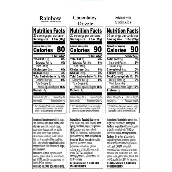 Kellogg's Rice Krispies Treats Variety Pack, 60 Count