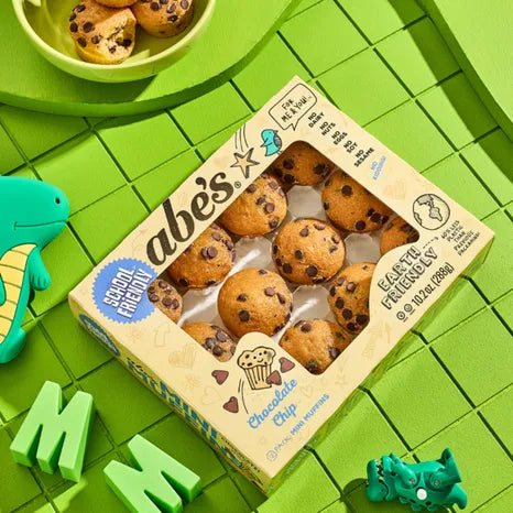 Abe's Frozen Vegan Chocolate Chip Muffins, 10 oz