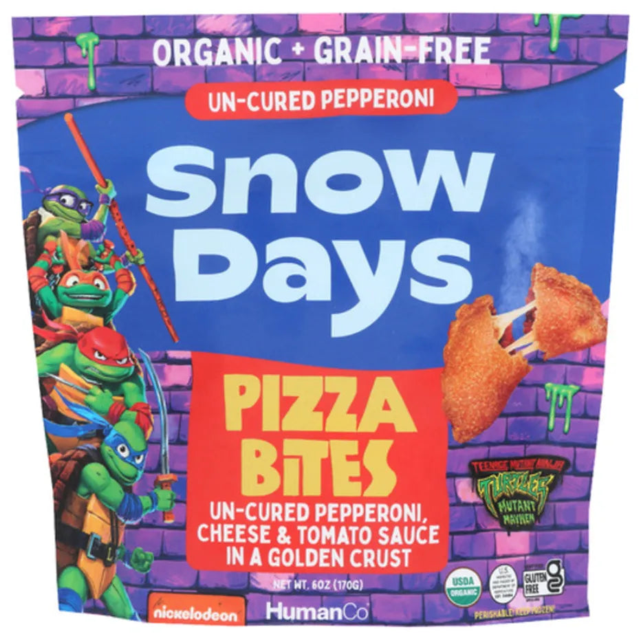 Snow Days Organic Uncured Pepperoni Pizza Bites, 6 oz