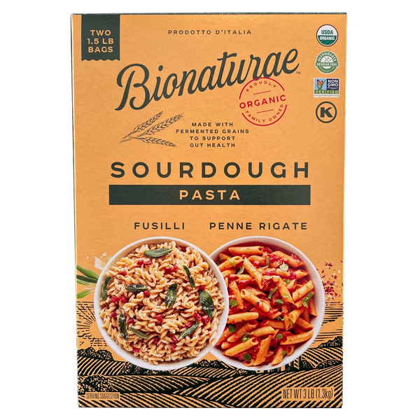 Bionaturae Organics Sourdough Pasta Variety Pack, 48 oz