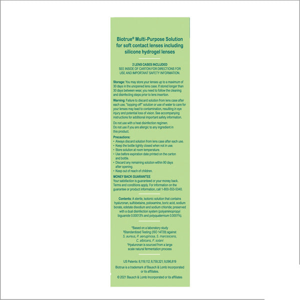 Biotrue Multi-Purpose Solution, 34 Ounces