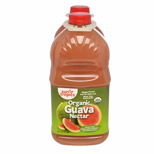 Sun Tropics Organic Guava Nectar, 64 fl oz, 2-count