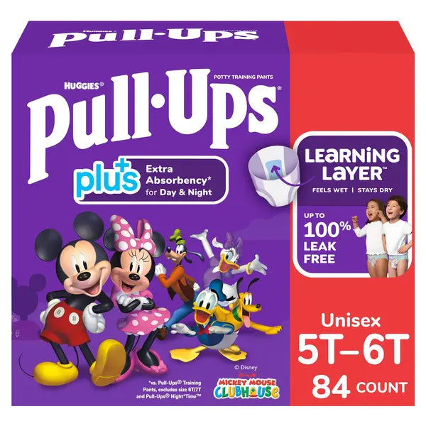 Huggies Pull-Ups 5T-6T Unisex, 84 Count