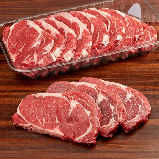 Kirkland Signature USDA Choice Beef Ribeye Steak Boneless, Thin Cut , ($ 17.99/ lb)