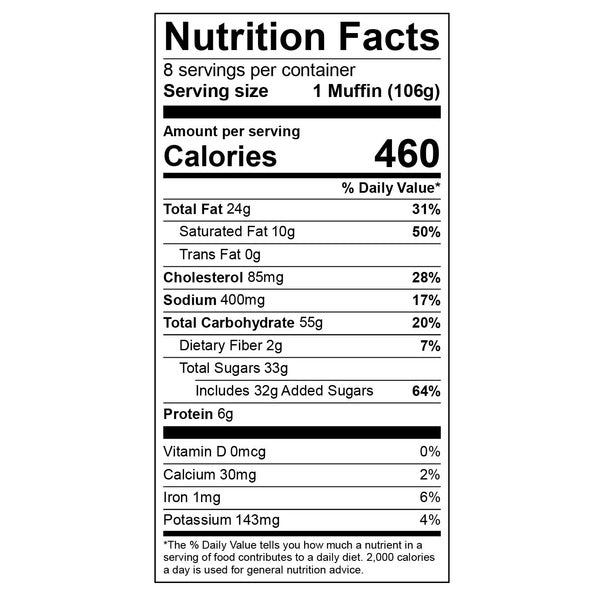 Kirkland Signature Vanilla Chocolate Chip Muffin, 8-count