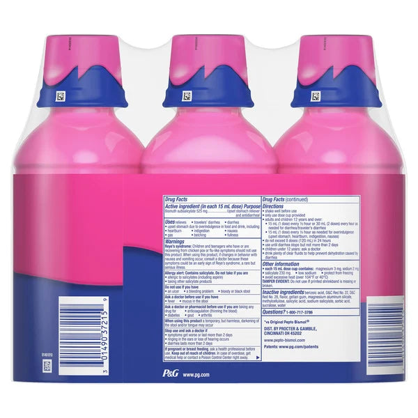 Pepto Bismol Ultra, 5 Symptom Digestive Relief Liquid, 36 Fluid Ounces