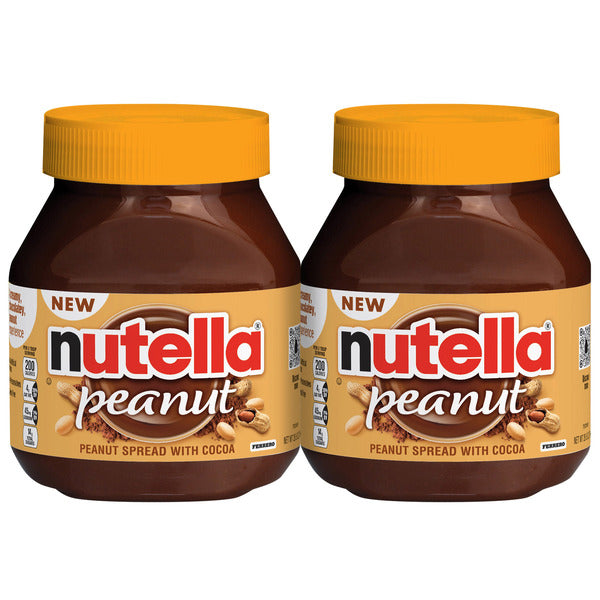Nutella Peanut Spread with Cocoa, 26.5 oz, 2-count