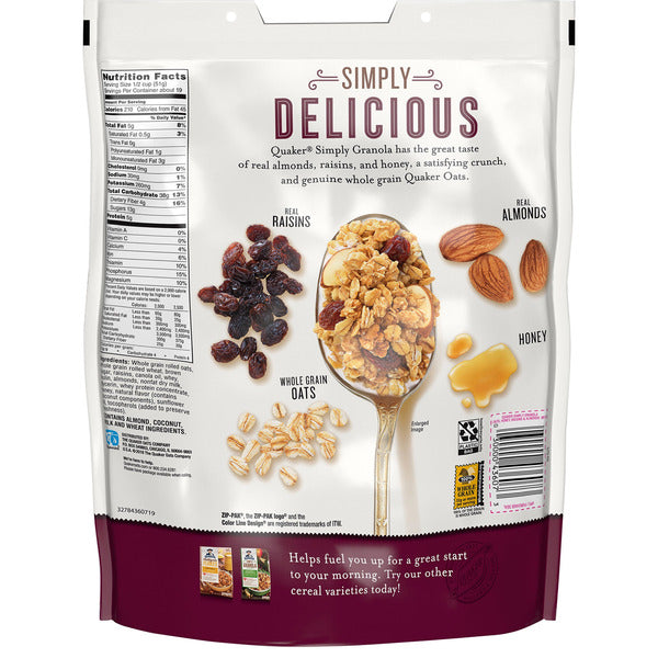 Quaker, Simply Granola, 34.5 oz, 2-Count