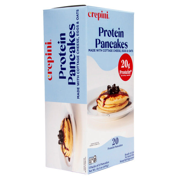 Crepini Cottage Cheese Protein Pancakes, 20-count