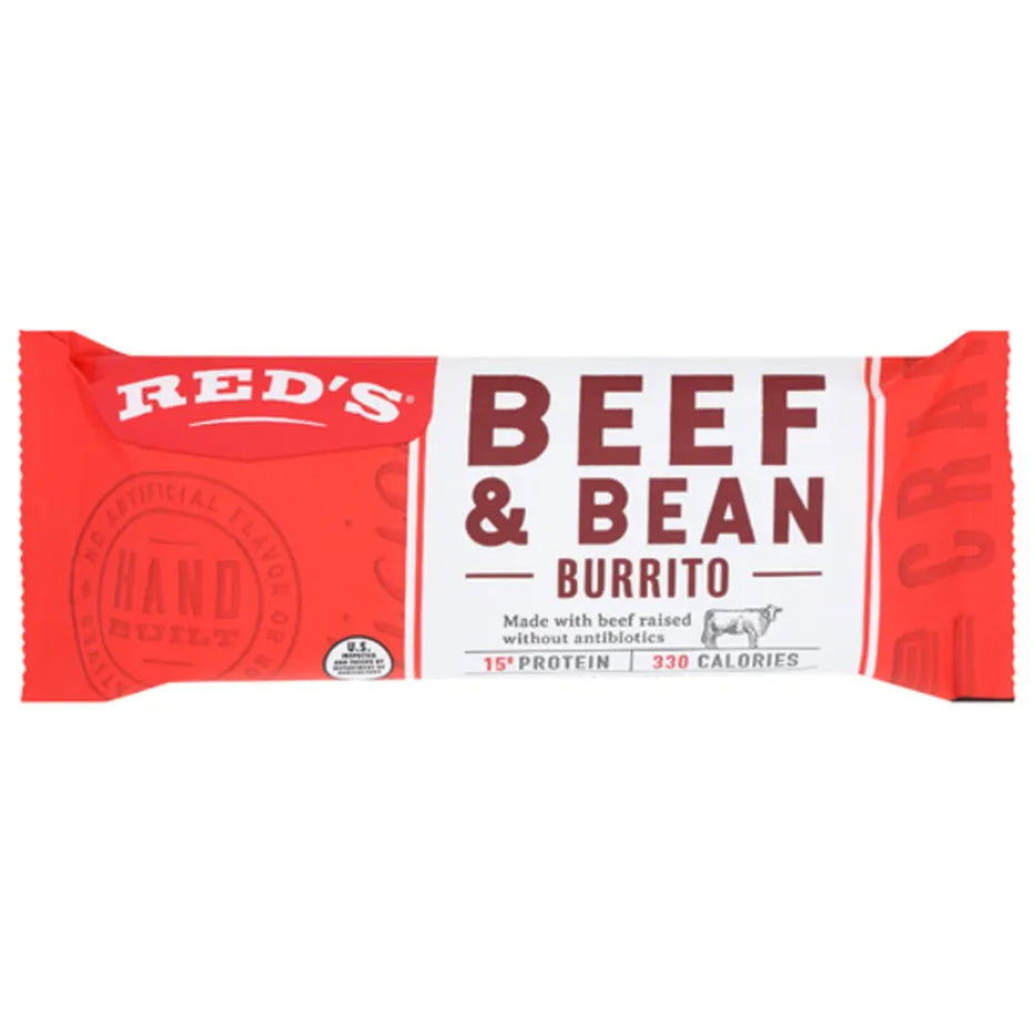 Red's Cheesy Beef & Bean Burrito, 5 oz