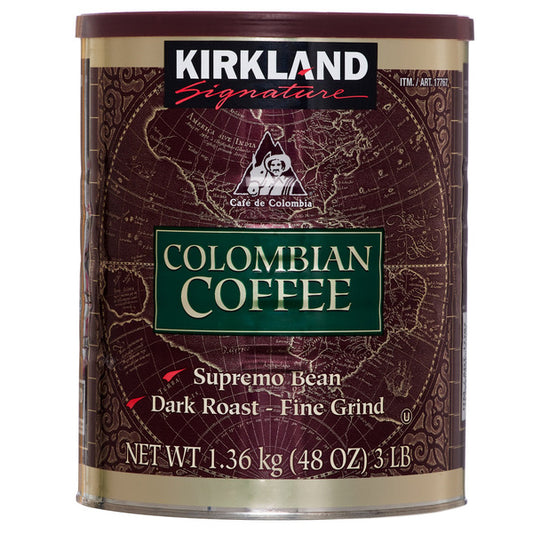Kirkland Signature Colombian Coffee, Dark Roast, 3 lbs