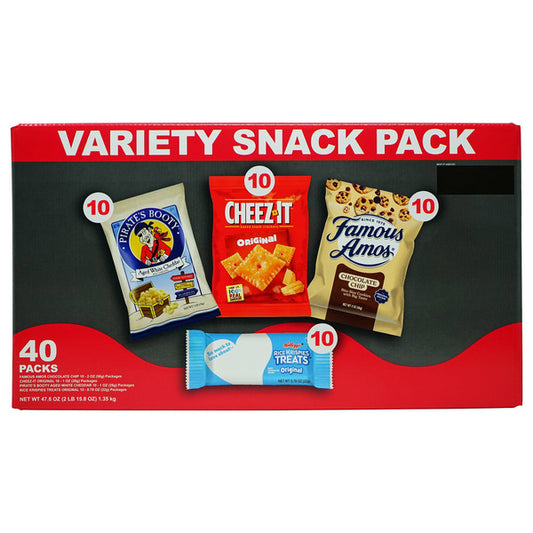 Variety Snack Pack, 40-count