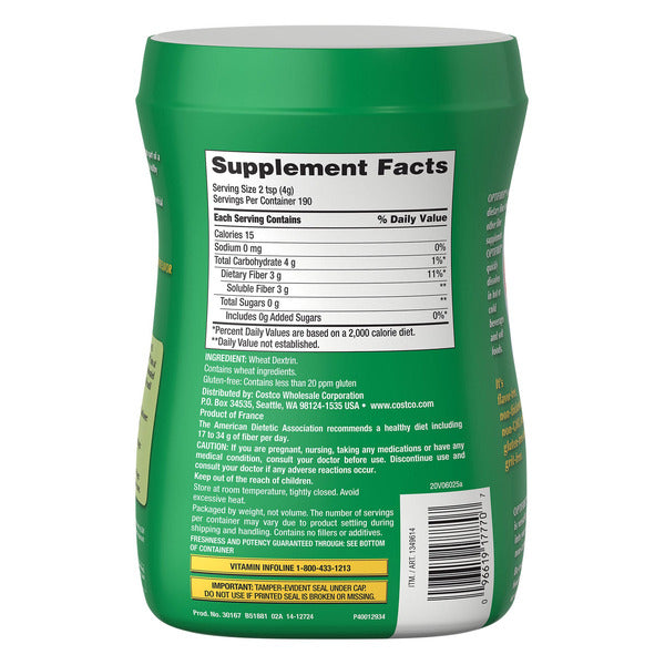 Kirkland Signature OPTIFIBER, 26.8 Ounces, 190 Servings