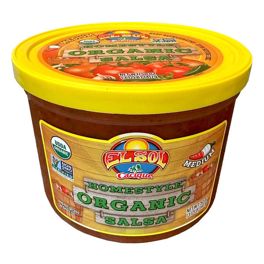 Cacique El Sol Organic Homestyle Medium Salsa, 50 oz