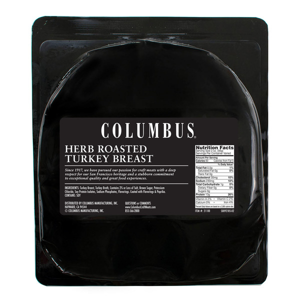 Columbus Herb Roasted Turkey Breast, 2 lbs ($7.39/lb)