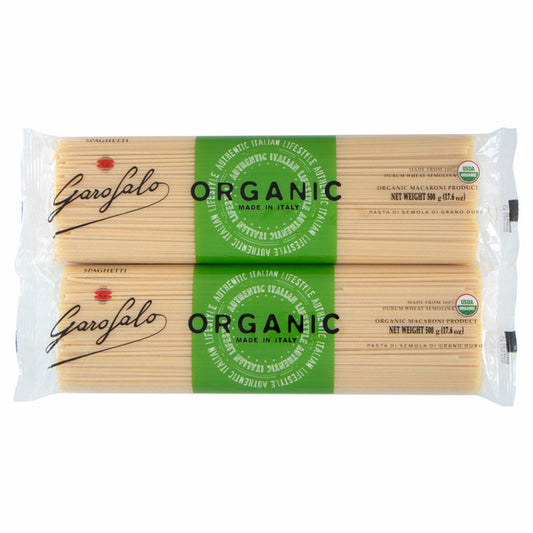 Garofalo, Organic Spaghetti Noodles, 17.6 oz, 8-Count