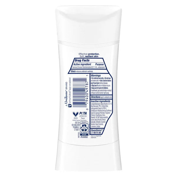 Dove Advanced Care Invisible+ Deodorant, 2.6 oz, 4 Count