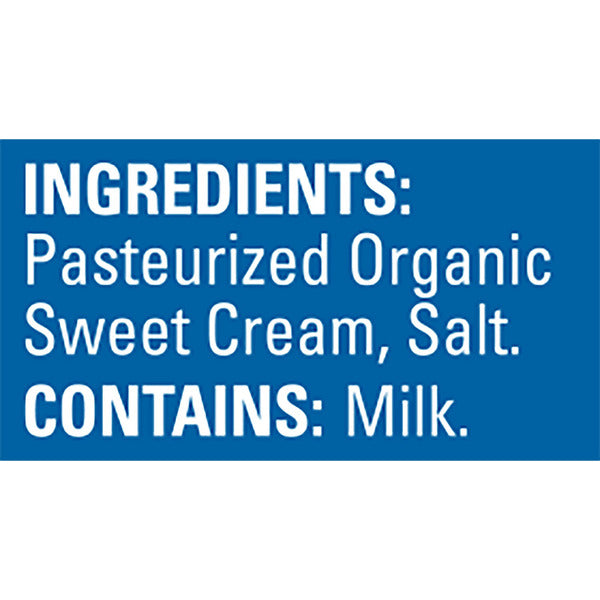 Kirkland Signature Organic Salted Butter, 16 oz, 2-count