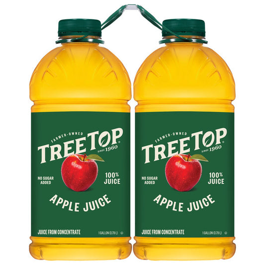 Tree Top, 100% Apple Juice, 1 Gallon, 2 Count