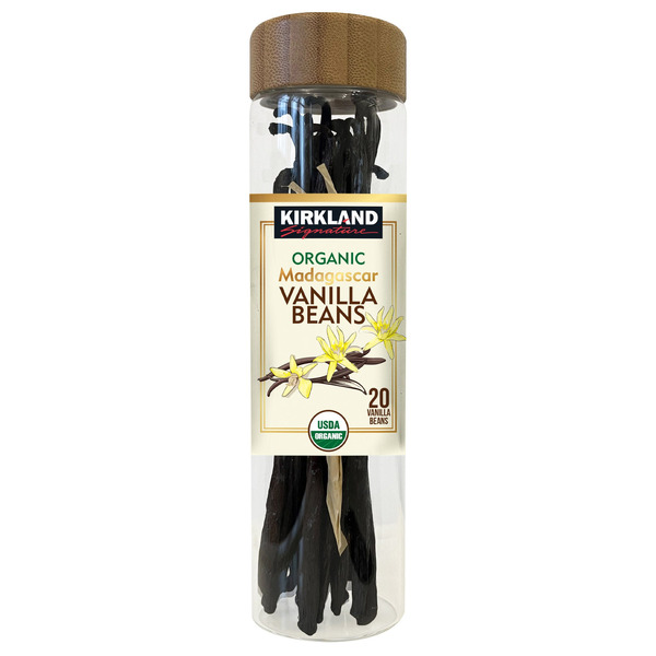 Kirkland Signature Organic Madagascar Vanilla Beans, 20ct