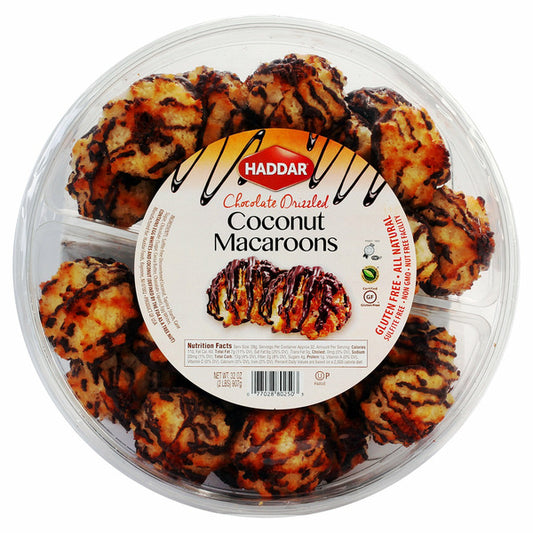 Haddar Chocolate Coconut Macaroons, 2 lbs